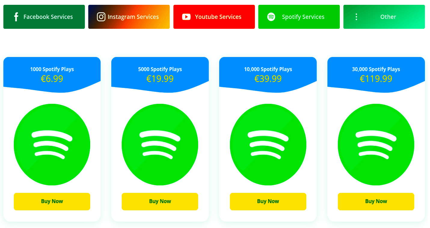 Spotify plays | Help quick your Spotify plays, and we offers a great many Spotify plays at truly reasonable costs and quick conveyed